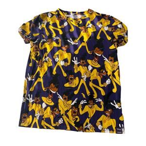Cakeworthy Disney Goofy Movie Powerline AOP T-Shirt Medium Streetwear